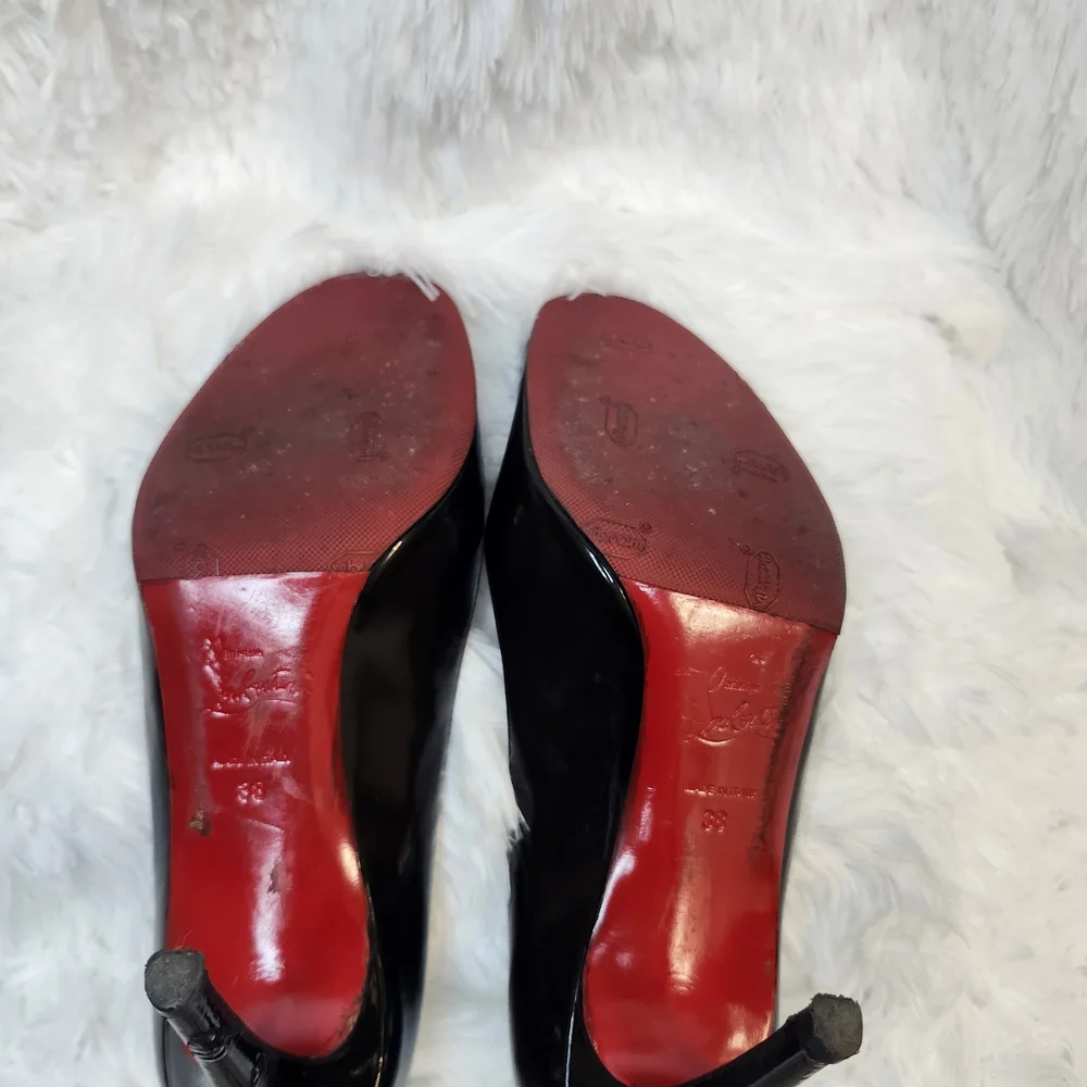 Women's Black Christian Louboutin Pumps - Picture 3 of 5